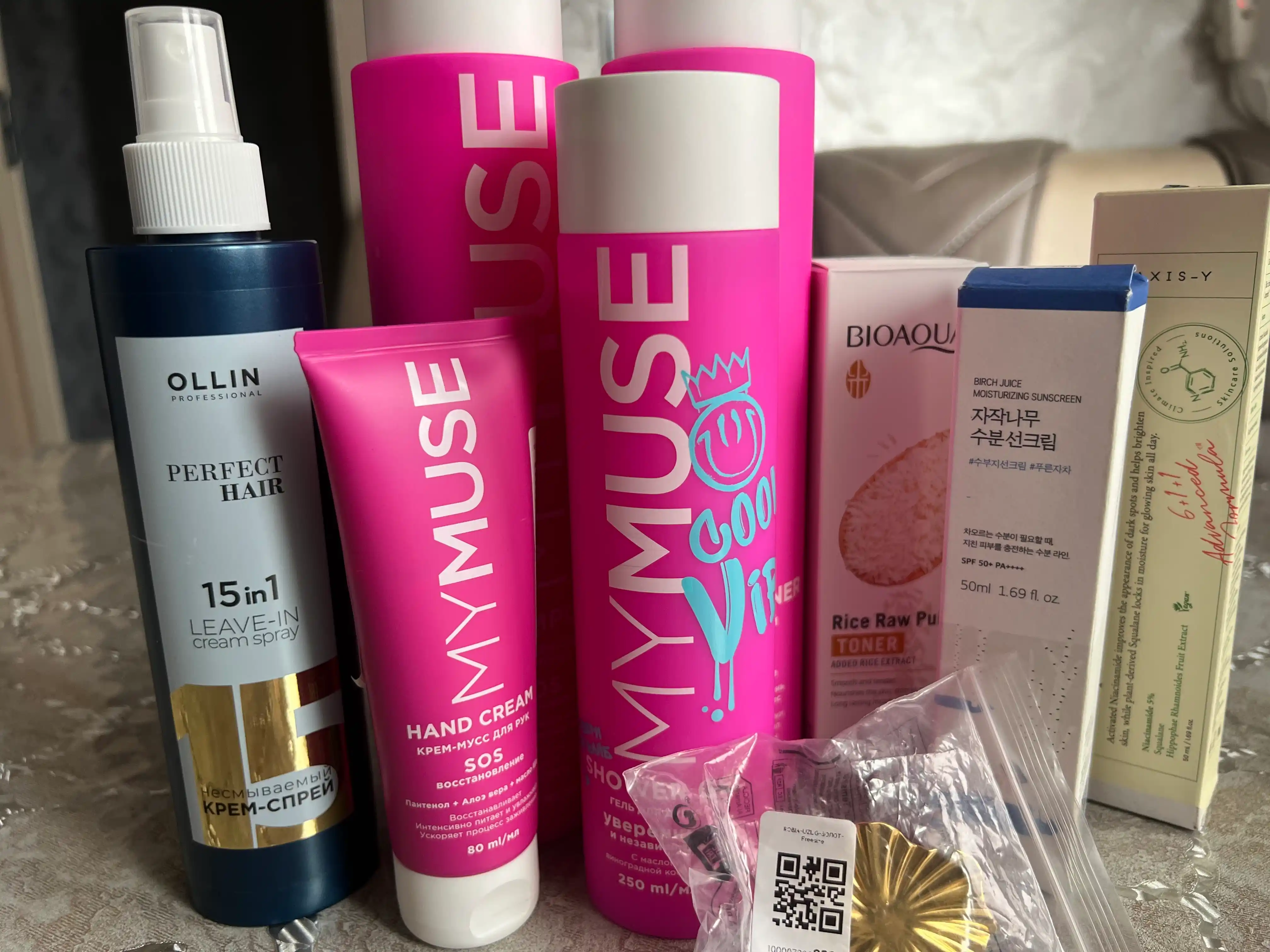 Несмываемый крем-спрей, 15 в 1, Perfect hair OLLIN PROFESSIONAL, 100 мл, 250 мл
