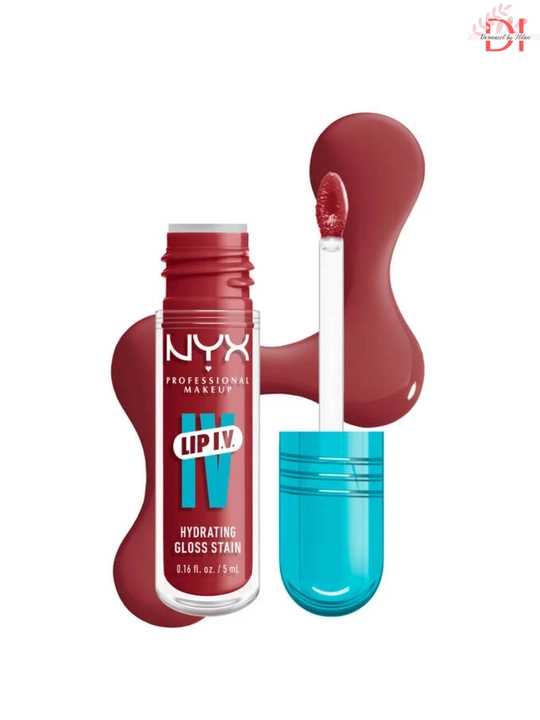 Лёгкий блеск для губ NYX Lip I.V. 07 Bubblegum Burst с эффектом сияния