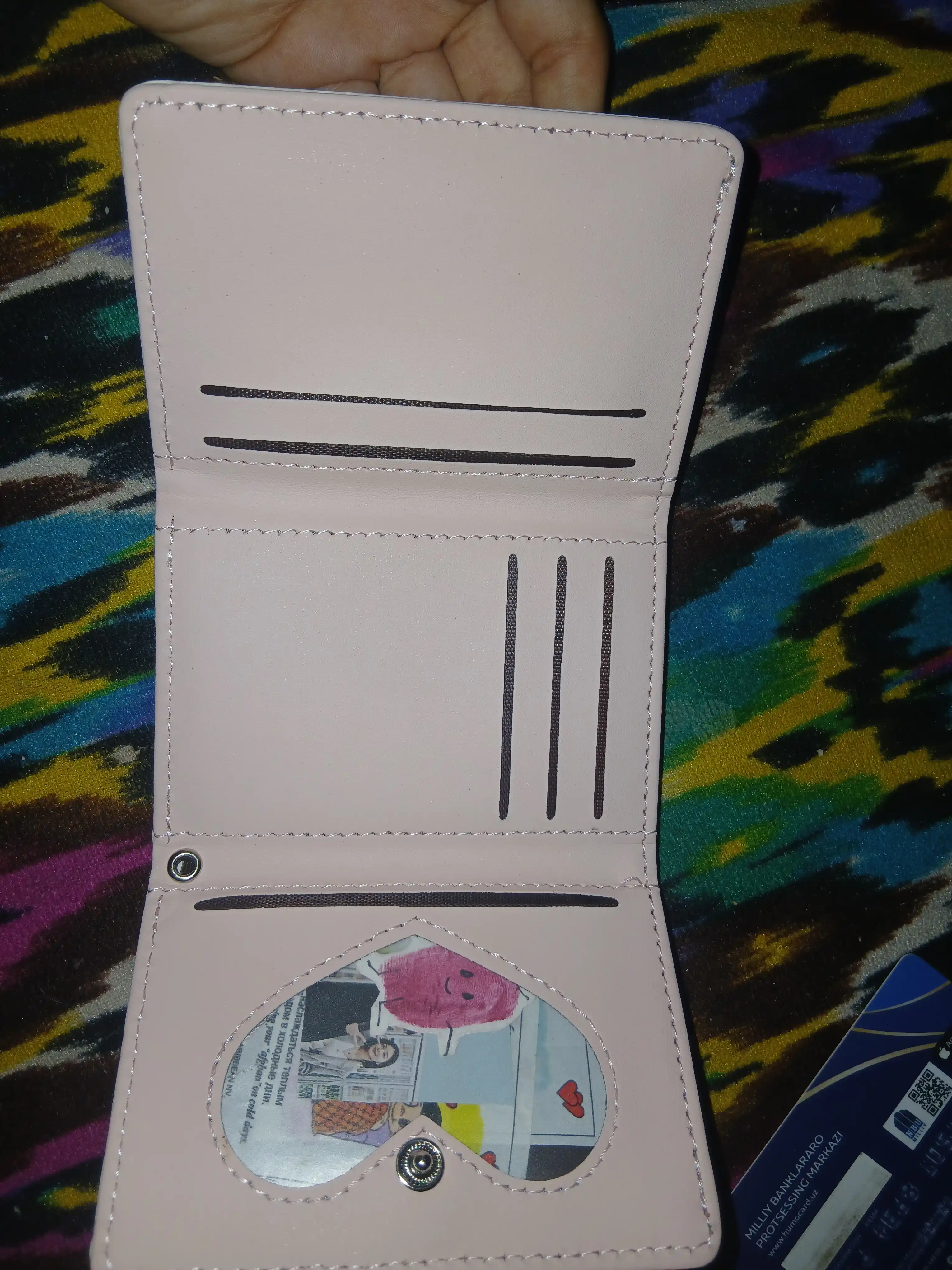 Компактный кошелек для женщин и девочек, cardholder