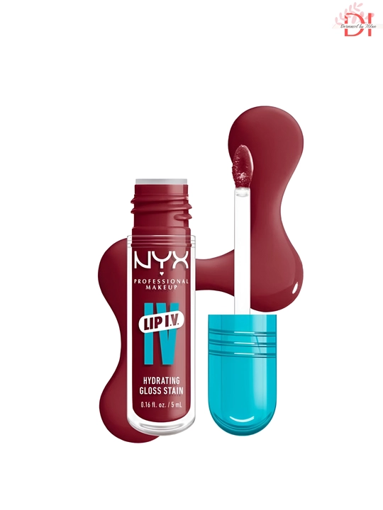 Лёгкий блеск для мягких и сияющих губ NYX Lip I.V. 09 Blush Rush глянцевый финиш