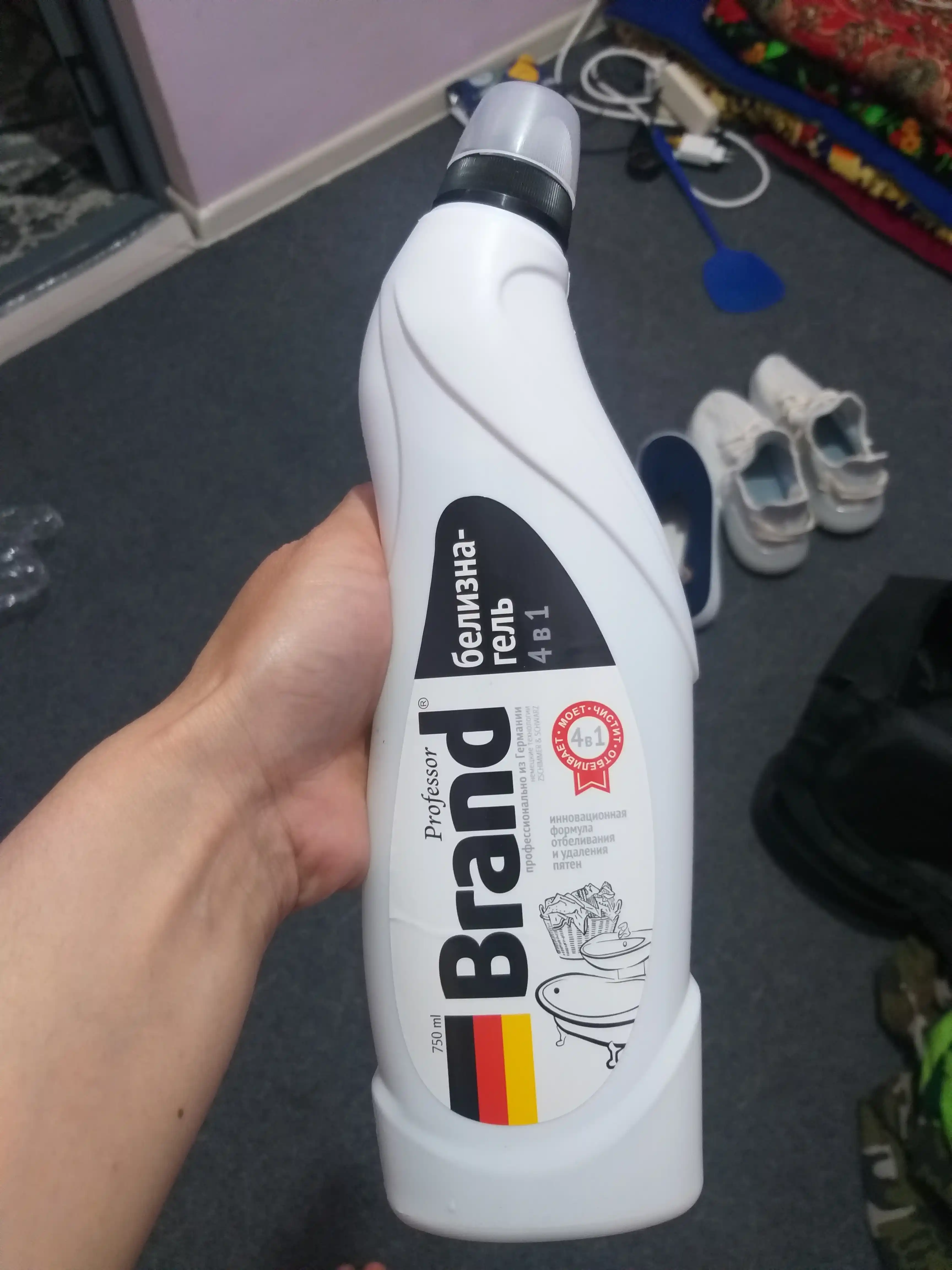 Universal oqartiruvchi oqlik-yuvish va tozalash uchun gel Professor Brand, 750 ml