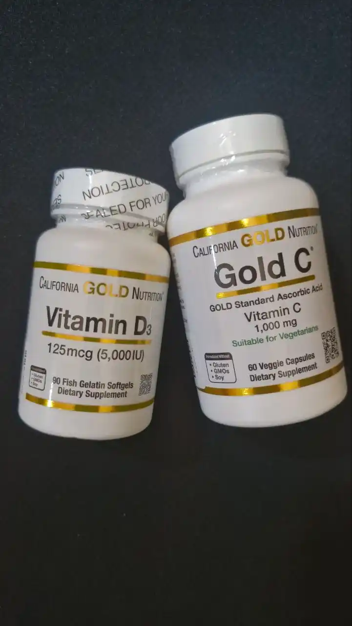California Gold Nutrition, Gold C®, витамин C класса USP, 1000 мг, 60 растительных капсул