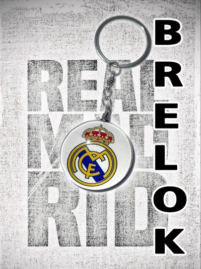 Брелок с логотипом Real Madrid – для настоящих фанатов — MAYDACH-BRELOKREAL-БЕЛЫЙ