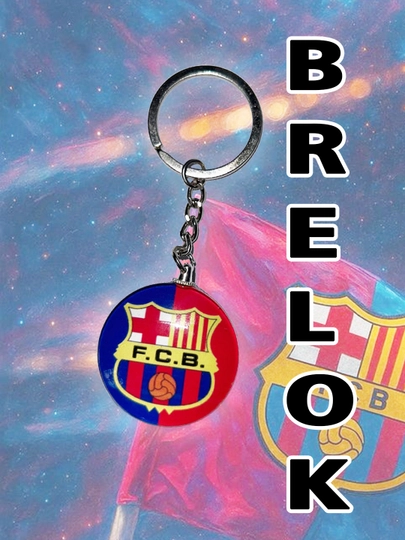 Брелок с логотипом Barcelona – для настоящих фанатов — MAYDACH-BRELOKBARSA-РАЗНОЦВ
