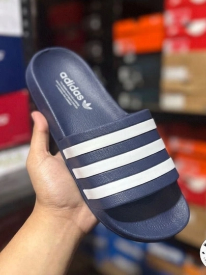 Мужские тапочки, сланцы, шлёпанцы ADIDAS, размеры 36–44 — идеальный выбор для весны и лета — ALISTAR-ALIE152-СИНИЙ-44