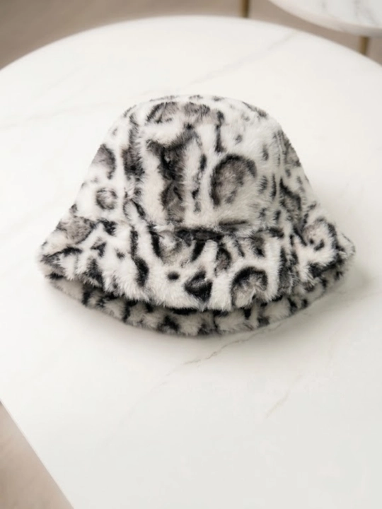 Panama shapka, leopard shapka, mo‘ynali bosh kiyim, qishki shapka, ayollar panama
