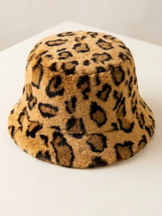 Panama shapka, leopard shapka, mo‘ynali bosh kiyim, qishki shapka, ayollar panama