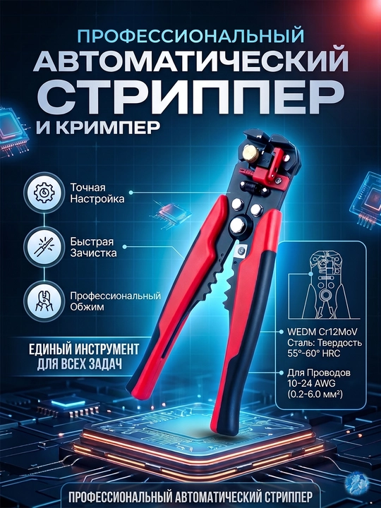 Avtomatik stripper Industrial 0.2–6 mm - 