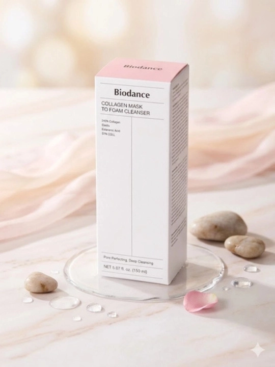 Biodance Collagen Mask to Foam Cleanser — kollagenli yuvunish ko'pigi va niqob, 150 ml