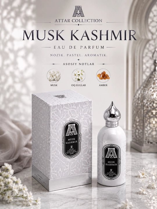 Attar Collection Musk Kashmir Eau De Parfum attorlik suvi, 100 ml - 