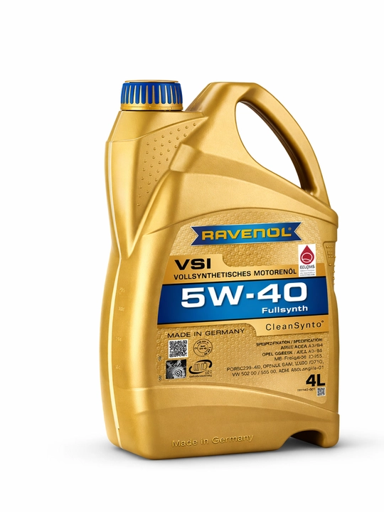Моторное масло для легковых автомобилей RAVENOL VSI 5W-40