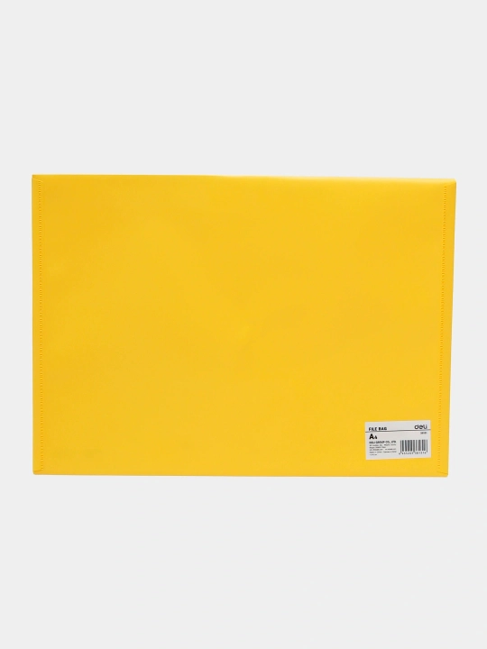 Deli E38131 tugmali konvert-papka, A4, xira