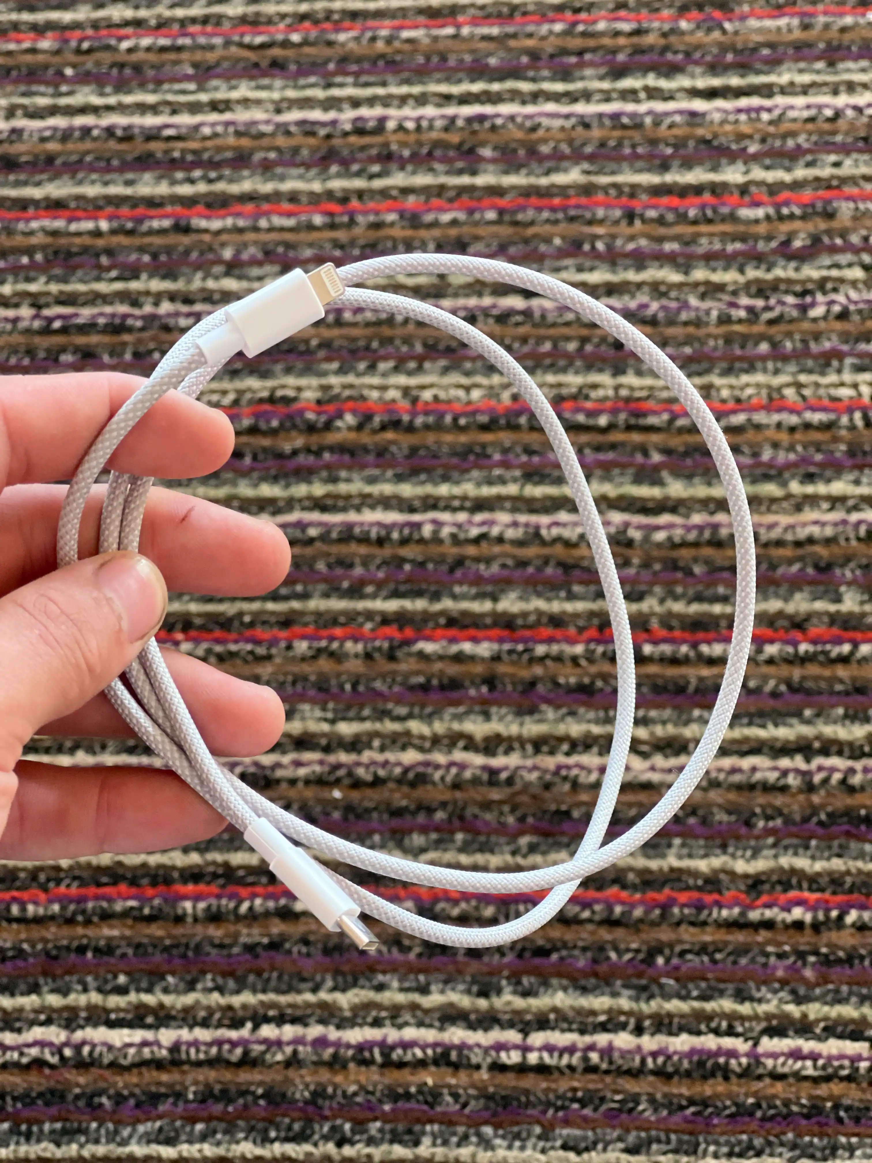 IPhone kabeli Macaron 20W tez zaryadlovchi Type-C Lightning zaryadchik iphone uchun