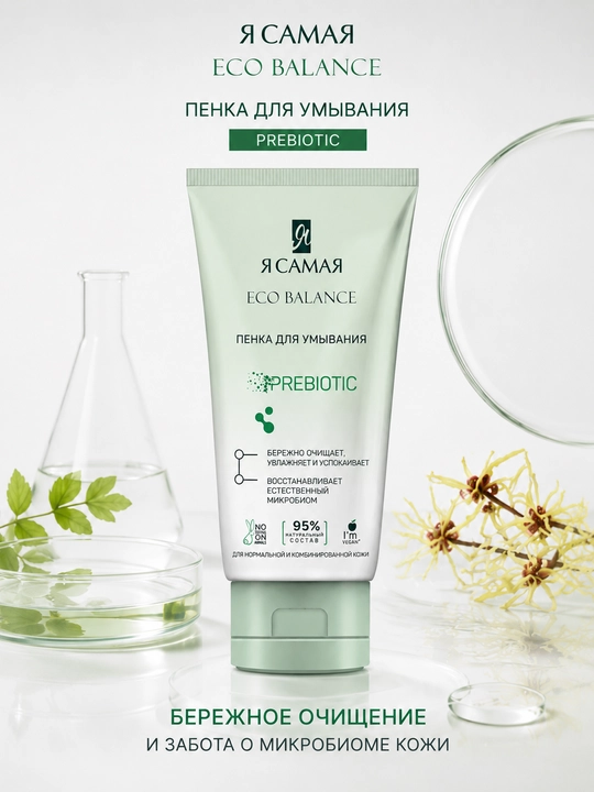 Yuvinish uchun ko'pik Ya Samaya Eco Balance, 150 ml