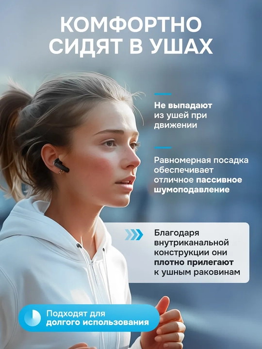 Quloqchinlar  Simsiz Anker Soundcore R50i , Bluetooth 5.3, qora, Android va iOs uchun