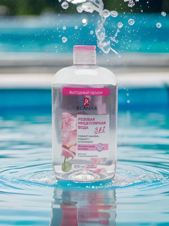 Я САМАЯ Mitsellyar suv, pushti, 600 ml
