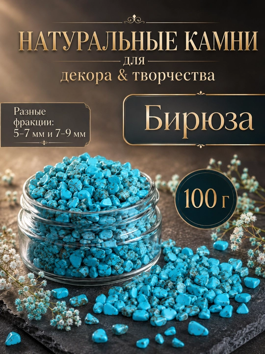 Натуральные камни для декора изделий из гипса, смолы, свечей
