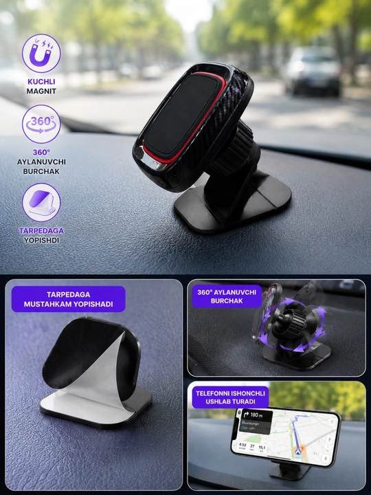 Avtomashinangiz uchun sifatli telefon ushlagich, Holder