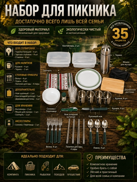 Рюкзак для пикника
