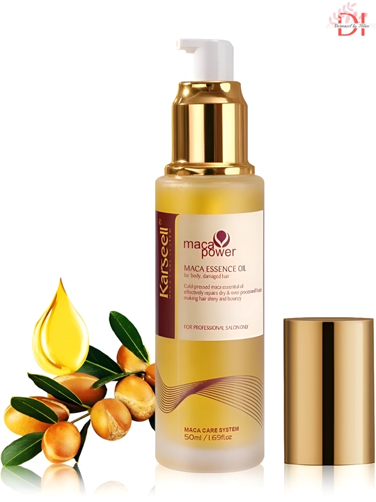 Питательное масло для волос Karseell Hair Oil с арганой и мака для гладкости и блеска