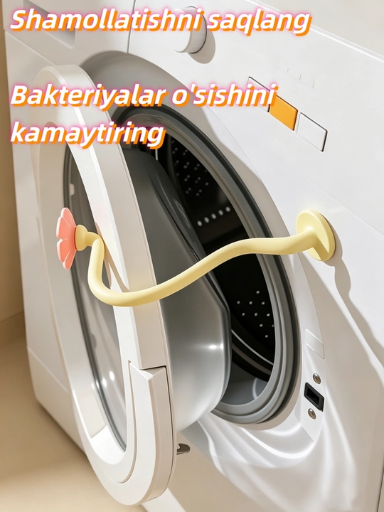 Gulli qisqich – magnitli, kir yuvish mashinasiga, eshik to'xtatgich, plastik