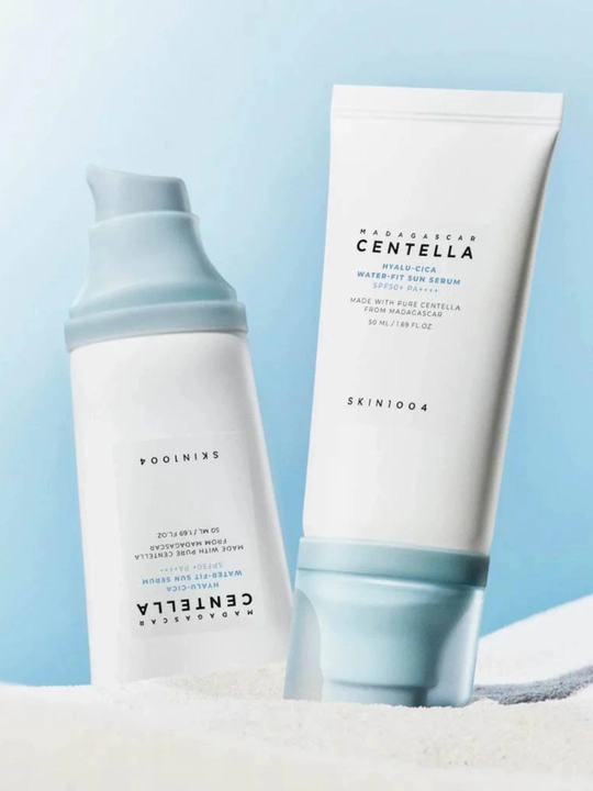 Сыворотка-крем с центеллой SPF50+ защита от солнца увлажнение лёгкий уход