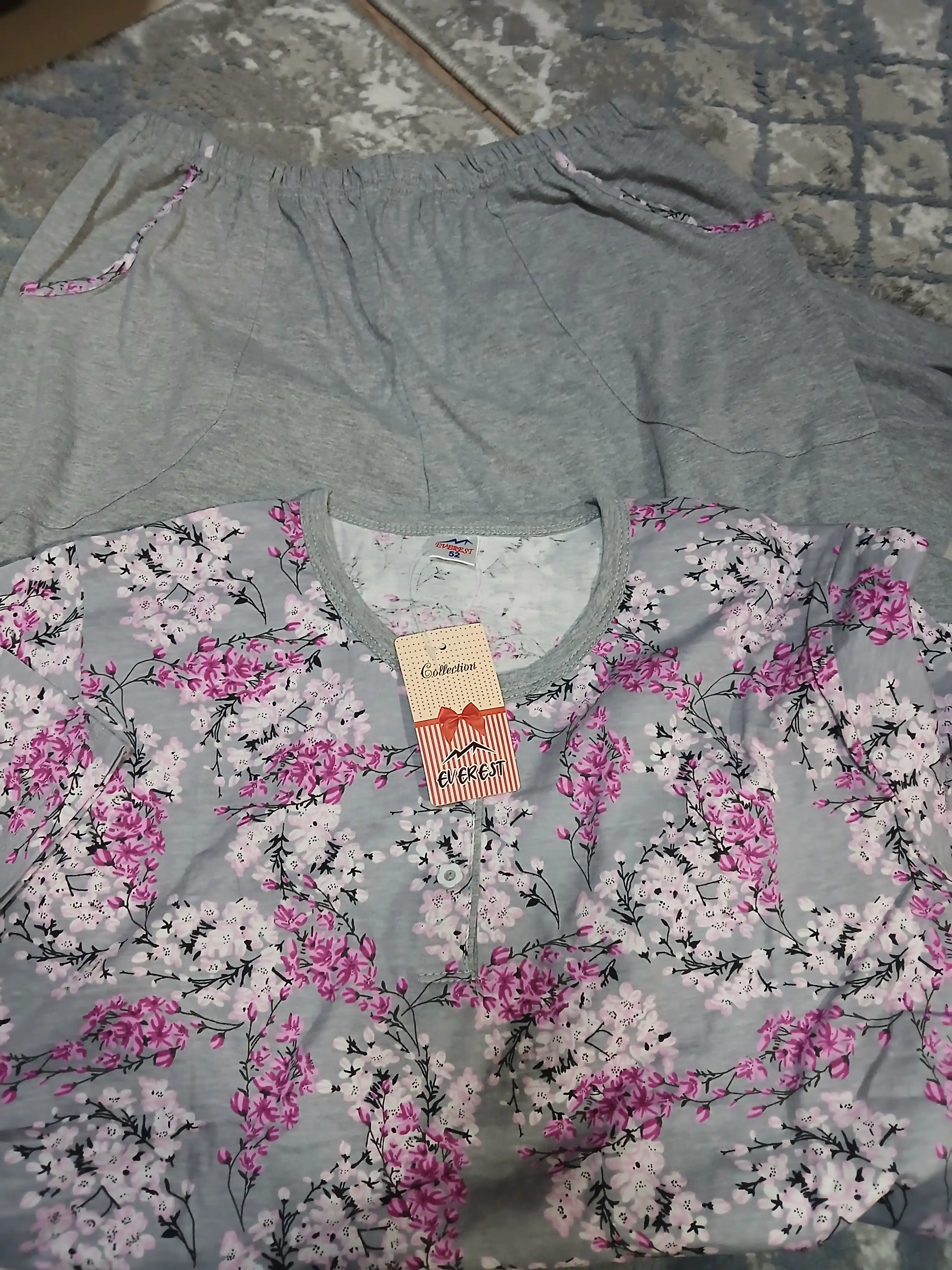 Uy kiyimi, pijama, kalta yengli