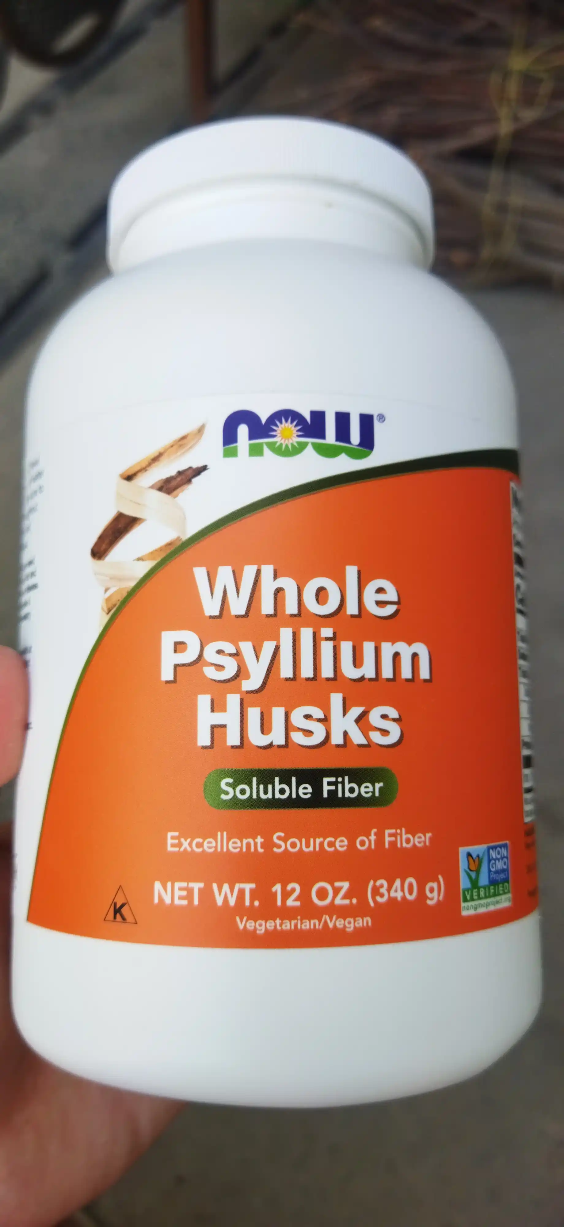 Psyllium urug'ining qobig'i Now Foods Psyllium Husk