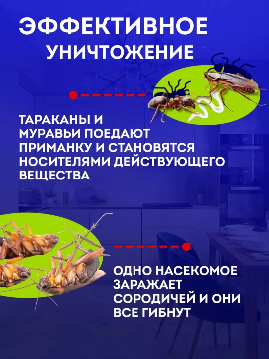 Rossiya tarakan geli, hasharotlarni qo’rqituvchi, «Toza uy», 20 ml
