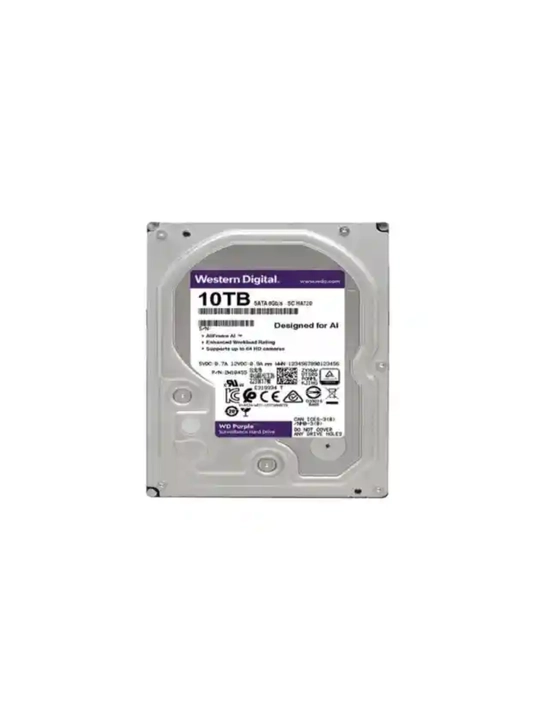 Жёсткий диск HDD - Диск - 10 TB, Western Digital, Purple WD100PURX-78, SATA 3.5". ОРИГИНАЛ