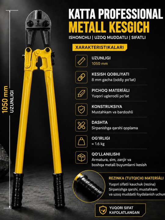 Katta professional metall kesgich - 