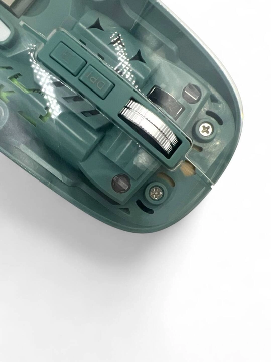 Transparent simsiz sichqoncha, USB orqali ulanadi, DPI sozlanadi va qulay ishlaydi