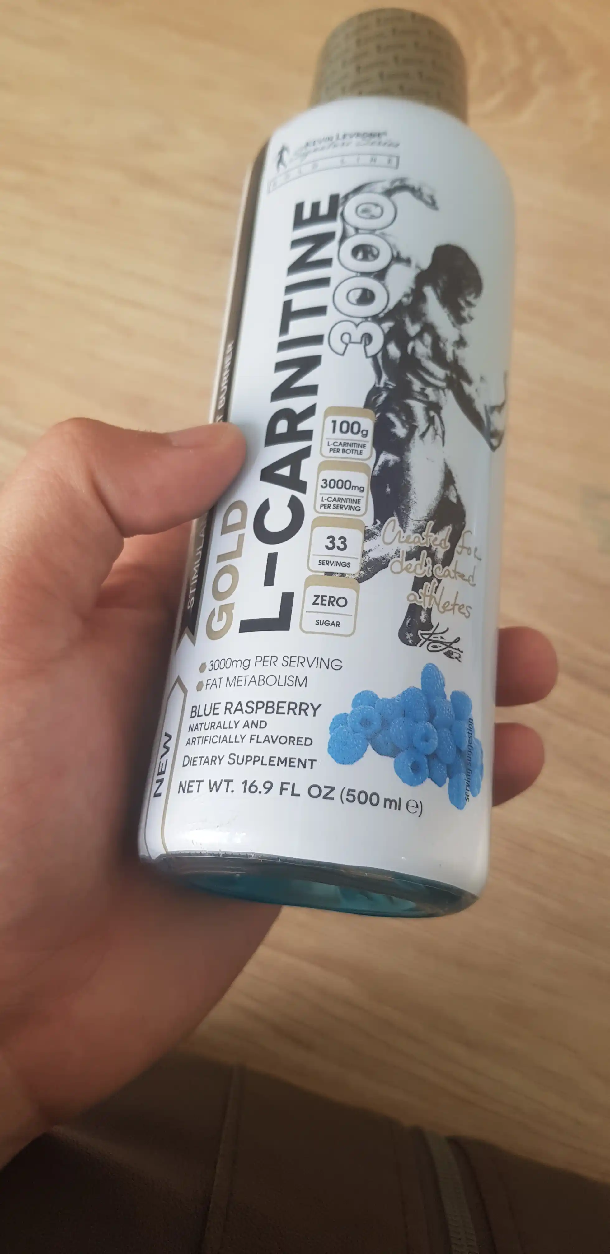 Kevin Levrone Gold L-Carnitine 3000 suyuqligi, 500 ml