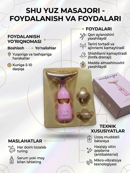 Elektr yuz massajori - 