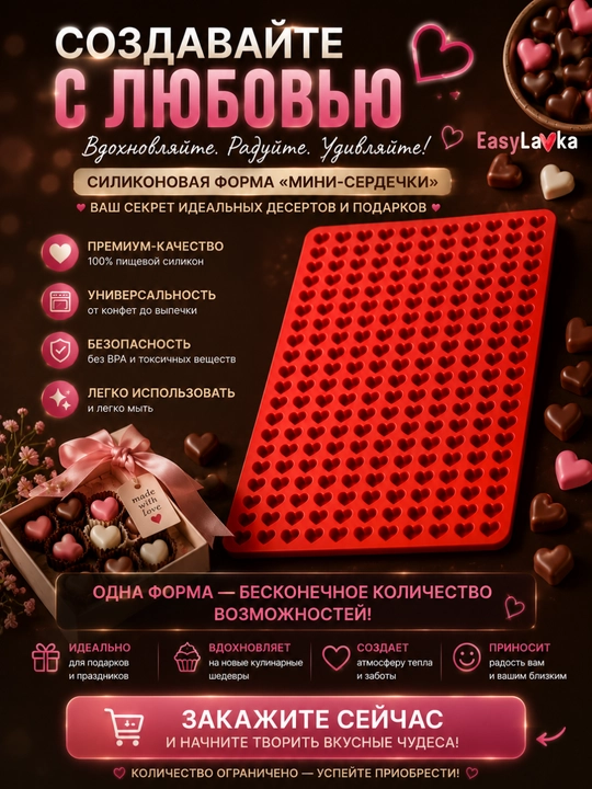 Силиконовая форма для трюфелей, конфет и фрикаделек — идеальные сферы без усилий