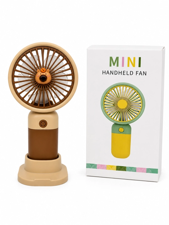 Портативный мини-вентилятор, 3 режима, USB-зарядка, мощный поток воздуха