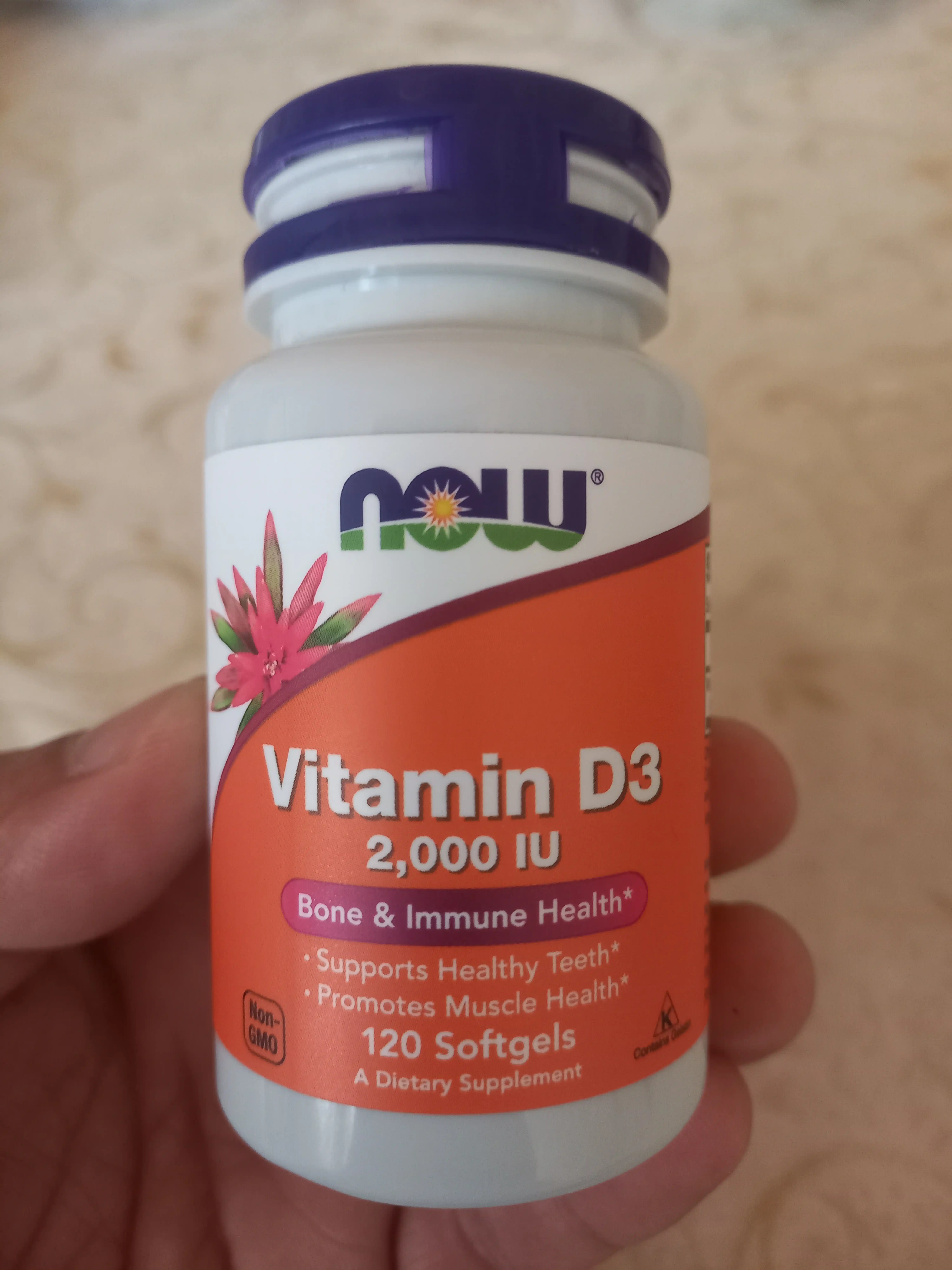 NOW Foods, Высокоактивный витамин D3, 2000ME,5000МЕ, 10 000ME