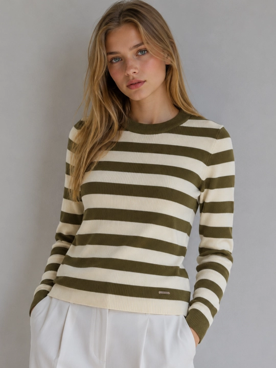 Женский лонгслив Stripe Soft - 