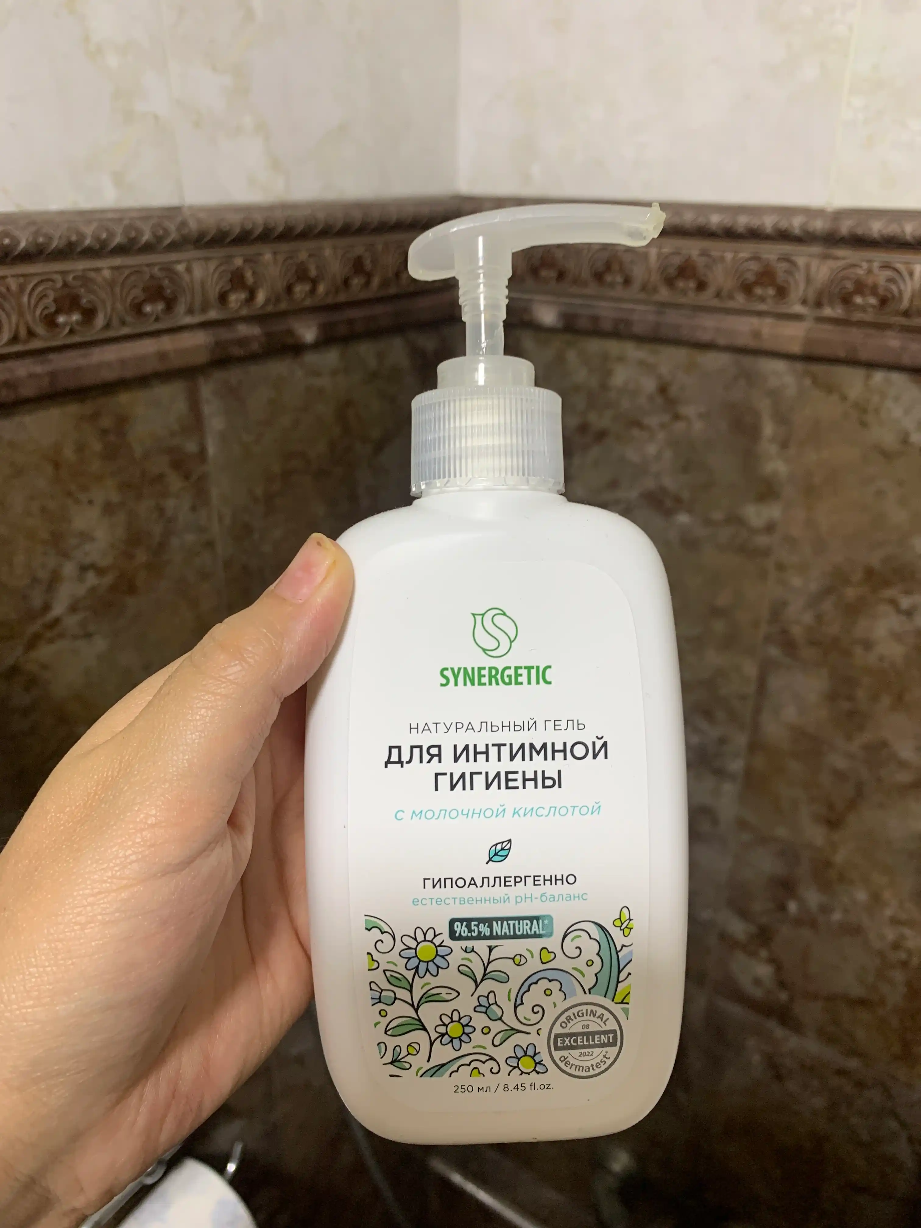 Intim gigiyena uchun tabiiy Synergetic geli, 250 ml