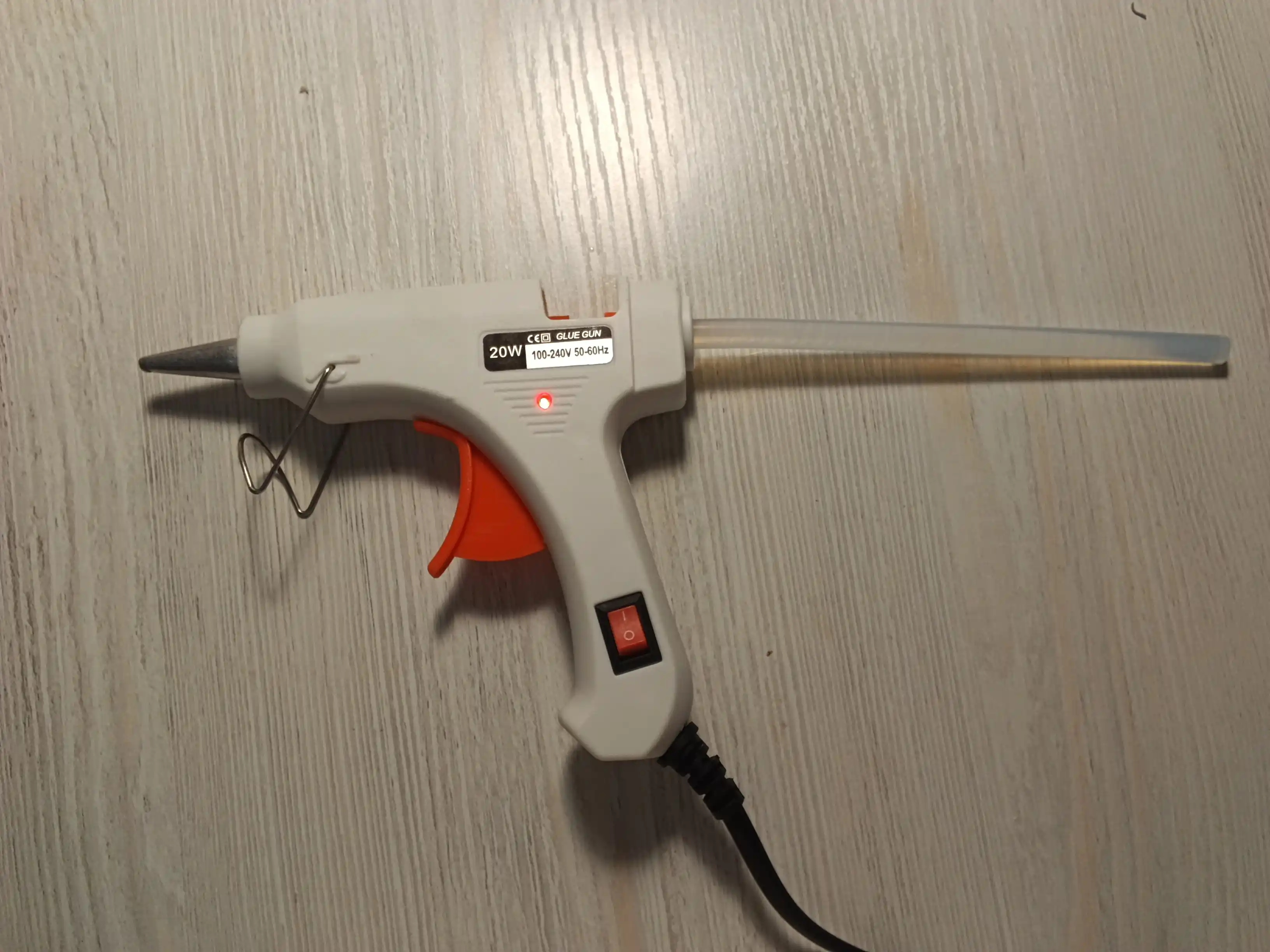 Yelim to‘pponcha, kley to‘pponcha, termopistolet, 20 Vt