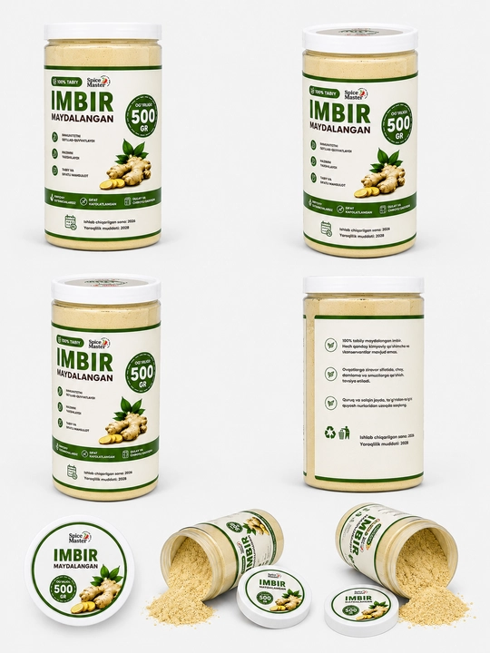 Имбирь молотый, 500 гр, 250 гр – 100% натуральный и полезный продукт