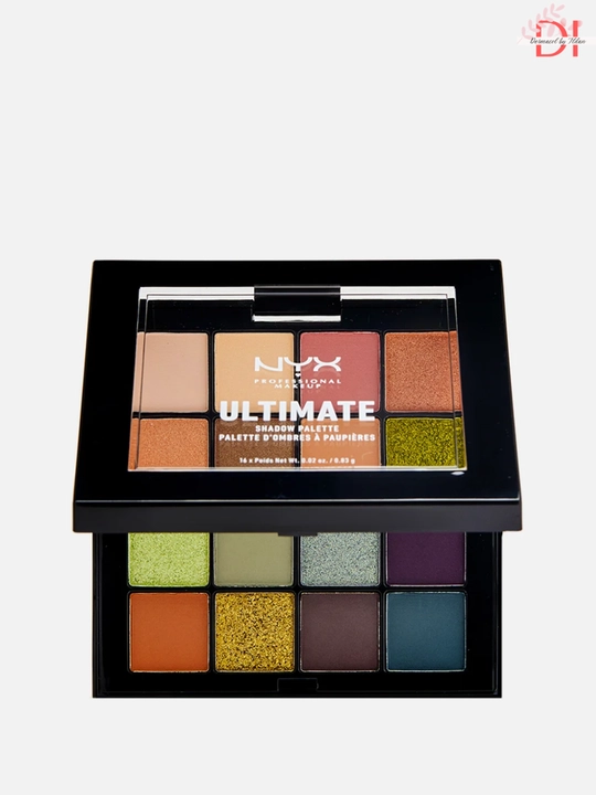 Палетка теней для макияжа глаз 16 цветов с ярким пигментом NYX Ultimate Eyeshadow Palette