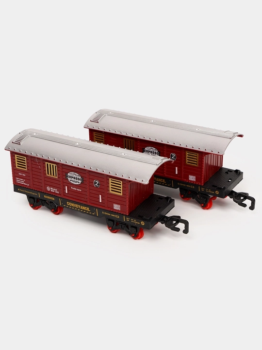 Classical Train o‘yin paketi - lokomotiv, yorug‘lik va tovushli temir yo‘l