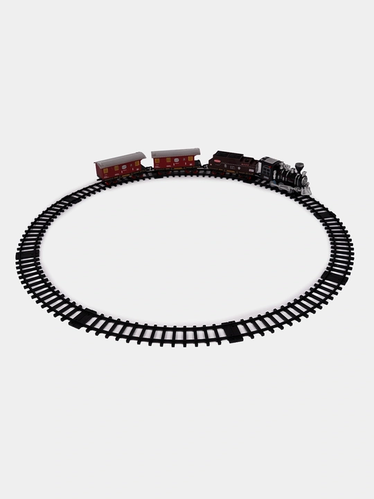 Classical Train o‘yin paketi - lokomotiv, yorug‘lik va tovushli temir yo‘l