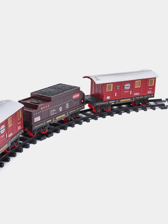 Classical Train o‘yin paketi - lokomotiv, yorug‘lik va tovushli temir yo‘l