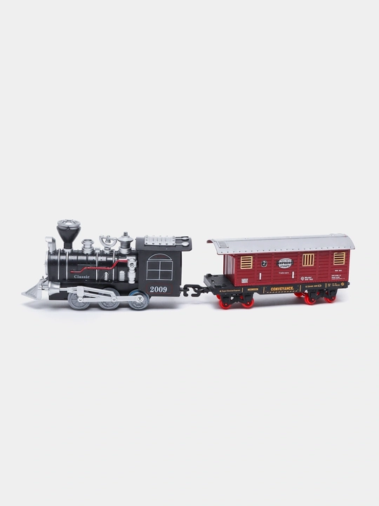 Classical Train o‘yin paketi - lokomotiv, yorug‘lik va tovushli temir yo‘l