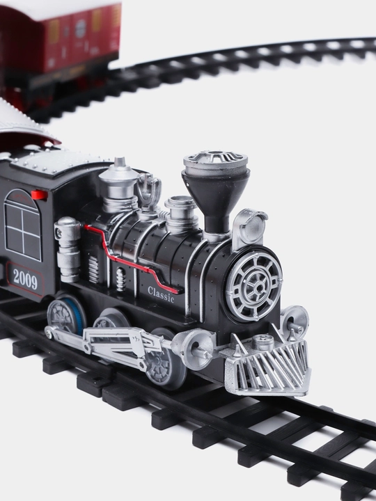 Classical Train o‘yin paketi - lokomotiv, yorug‘lik va tovushli temir yo‘l - 
