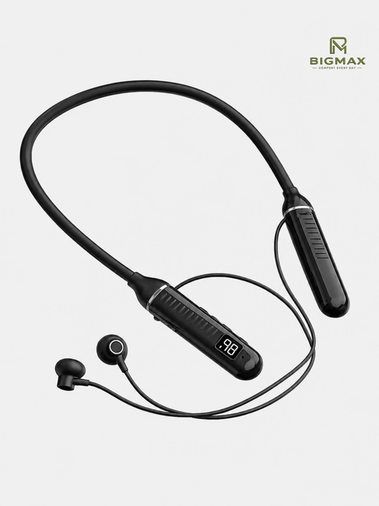 Bluetooth bo‘yinli quloqchin, LED displey,  Type-C, microSD, Bluetooth- quloqchinlar