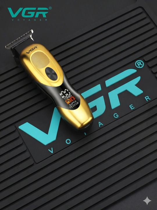 Professional soch oladigan mashinka VGR V-227, oltin rangli trimmer vgr