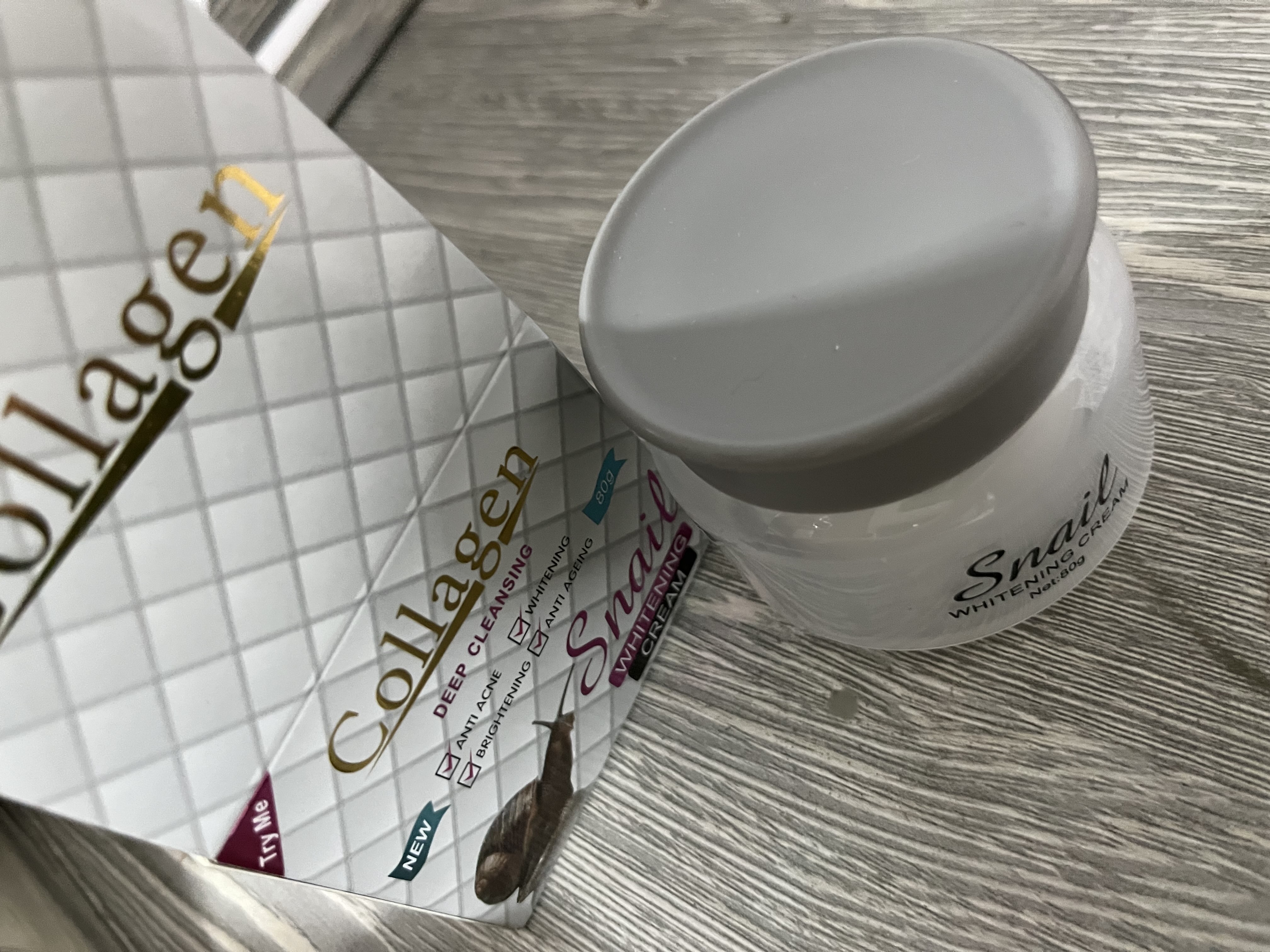 Крем для лица Collagen, отбеливающий крем, анти-акне и антивозрастной, 4 в 1, 80 г